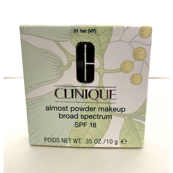Clinique Almost Powder Makeup (01) Fair  *New in Box* SPF 18 .35 oz/10 g - Picture 1 of 7